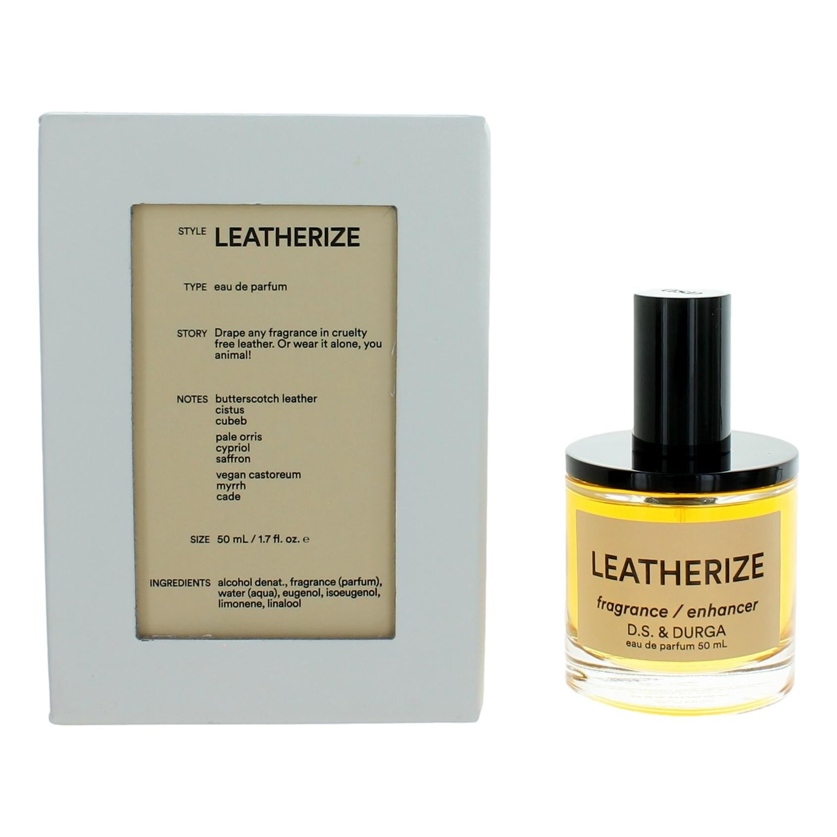 Bottle of Leatherize by D.S. & Durga, 1.7 oz Eau De Parfum Spray for Unisex